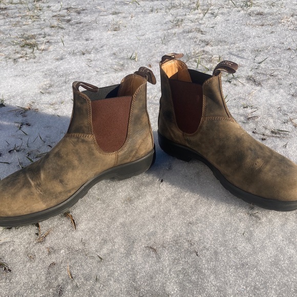 Blundstone Men's Rustic Brown Chelsea Boots - Picture 2 of 6
